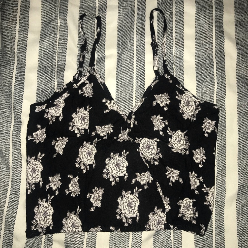 Floral crop top
